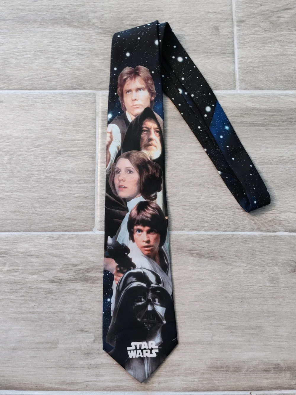 Star Wars Black and Blue Kids Character Tie